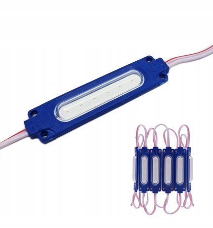 Moduł LED VARGO 24V 2W IP65 niebieski 68*18mm