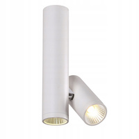 LAMPA KINKIEY TUBA BIAŁA PODWÓJNA LED PWL 10W 3000K IP20