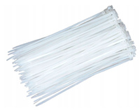 OPASKI ZACISKOWE KABLOWE VARGO TRYTYTKI TRYTKI BIAŁE 4×300mm 100SZT