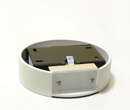 LAMPA ŚCIENNA OKRĄGŁY NOWOCZESNY KINKIET PW 3W LED 10.5 cm 3000K CZARNY