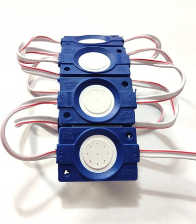 Moduł LED VARGO 24V 2.4W niebieski 48*30mm