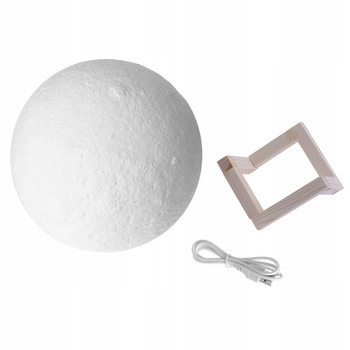 LAMPKA NOCNA VARGO LED, Mały Księżyc 3D Moon NL164 (V-115756)