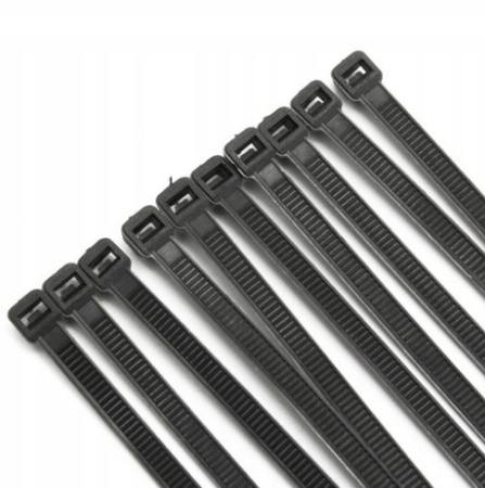 BARDZO MOCNE OPASKI ZACISKOWE TRYTYTKI TRYTKI KABLOWE CZARNE 5×300mm 100SZT