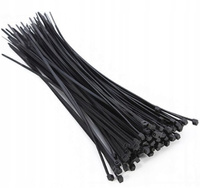 BARDZO MOCNE OPASKI ZACISKOWE TRYTYTKI TRYTKI KABLOWE CZARNE 5×300mm 100SZT