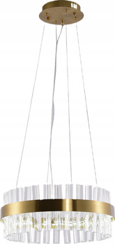 ZYRANDOL KRYSZTALOWY ZŁOTY LED90W VARGO