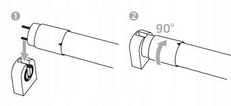 Listwa do Świetlówek LED T8 G13 120 cm VARGO