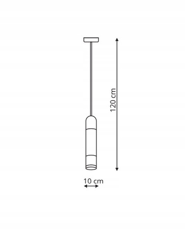 LAMPA SUFITOWA LAMPA WISZĄCA LED BIAŁA PW 5 W 3000K IP20