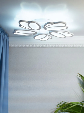 LAMPA SUFITOWA LED ZYRANDOL 120W 3000-6500K PILOT REGULACJA ŚWIATŁA VARGO