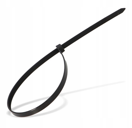 OPASKI ZACISKOWE VARGO TRYTYTKI TRYTKI KABLOWE CZARNE 8×500mm 100szt/op.