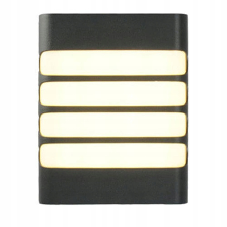 LAMPA ZEWNĘTRZNA ELEWACYJNA OGRODOWA LED KINKIET 24W VARGO 2400lm