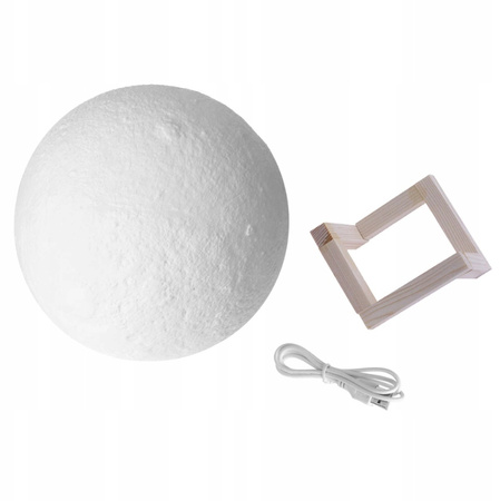 LAMPKA NOCNA VARGO LED, Mały Księżyc 3D Moon NL164 (V-115756)