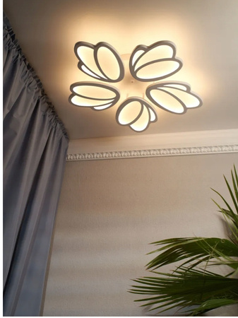 LAMPA SUFITOWA LED ZYRANDOL 120W 3000-6500K PILOT REGULACJA ŚWIATŁA VARGO