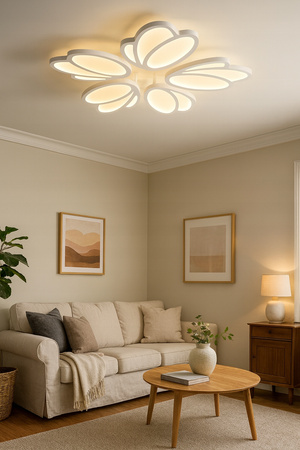 LAMPA SUFITOWA LED ZYRANDOL 120W 3000-6500K PILOT REGULACJA ŚWIATŁA VARGO