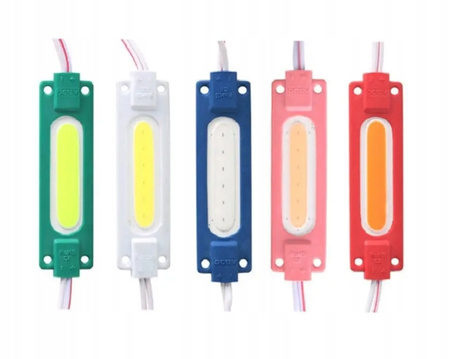 Moduł LED VARGO 24V 2W IP65 niebieski 68*18mm