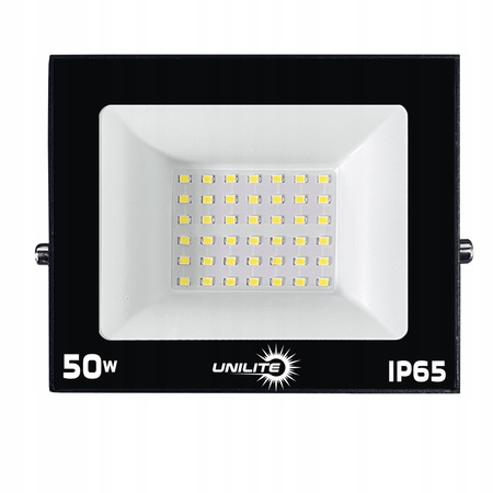 NAŚWIETLACZ REFLEKTOR LAMPA LED OGRODOWA GARAŻOWA DO OGRODU IP65 6500K 50W