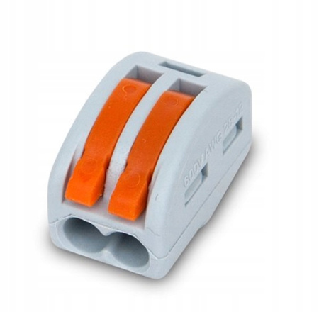 SZYBKOZŁĄCZKA KOSTKA ELEKTRYCZNA VARGO DO KABLI 2 ZACISKI