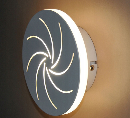 KINKIET LAMPA ŚCIENNA OKRĄGŁA LED PW 5W 4000K IP20