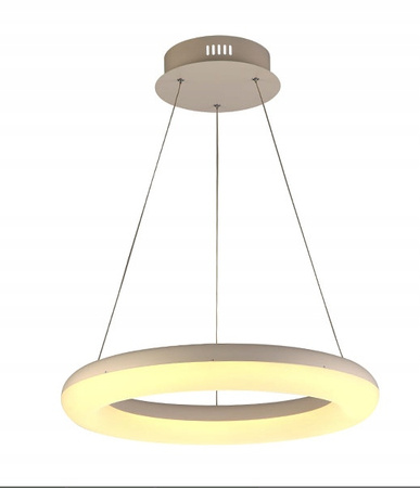 LAMPA SUFITOWA LAMPA WISZĄCA JEDNOPIERŚCIENIOWA LED BIAŁA PW 50W 4500K IP20