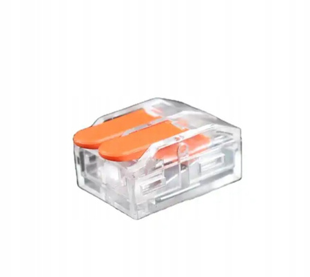 10 x SZYBKOZŁĄCZKA ZŁĄCZKA ELEKTRYCZNA KOSTKA VARGO DO KABLI 2 ZACISKI