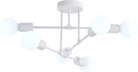 LAMPA SUFITOWA WISZĄCA LOFT BIAŁA MATOWA VARGO