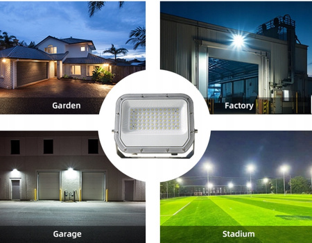 NAŚWIETLACZ REFLEKTOR HALOGEN LED 50W 6500K VARGO