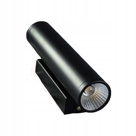 LAMPA KINKIEY TUBA CZARNA PODWÓJNA LED PWL 2x5W 3000K IP20