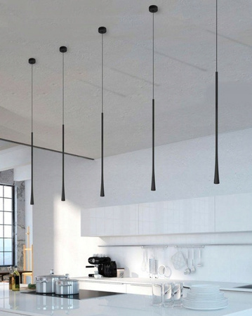 LAMPA SUFITOWA LAMPA WISZĄCA BRĄZOWA LED PW 7 W 3000K IP20 185cm