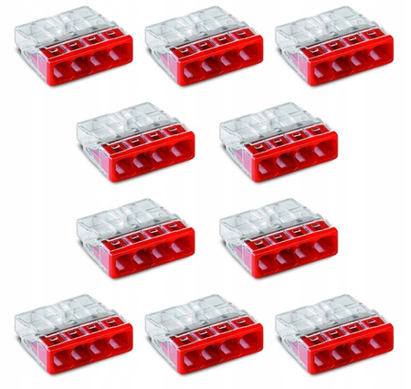 SZYBKOZŁĄCZKA ZŁĄCZKA ELEKTRYCZNA DO KABLI NA 4 PRZEWODY VARGO