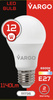 LED Żarówka VARGO A60 12W E27 1140lm 6500K (V-111735)