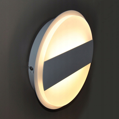 KINKIET LAMPA ŚCIENNA OKRĄGŁA LED PW 12W 4000K IP65