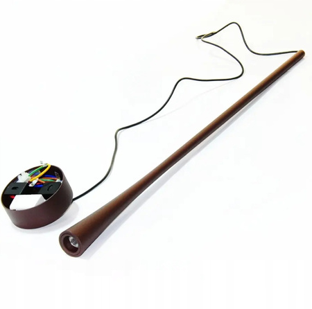 LAMPA SUFITOWA LAMPA WISZĄCA BRĄZOWA LED PW 7 W 3000K IP20 145 cm