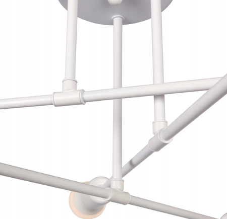 LAMPA SUFITOWA WISZĄCA LOFT BIAŁA MATOWA VARGO