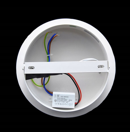 KINKIET LAMPA ŚCIENNA OKRĄGŁA LED PW 12W 4000K IP65