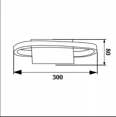 KINKIET LAMPA ŚCIENNA LED PW- 119392 12W 4000K IP20