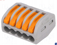 SZYBKOZŁĄCZKA KOSTKA ELEKTRYCZNA ZŁĄCZKA ZACISK DO KABLI 5P VARGO