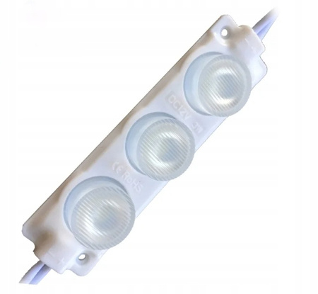 Moduł LED VARGO 12V 3W biały IP67 6500 K 70*20*15mm SMD 3030