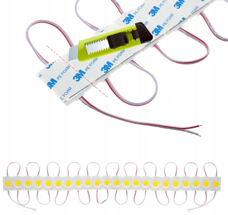 Moduł LED VARGO 24V 2.4W biały 48*30mm