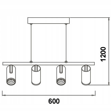 LAMPA SUFITOWA LAMPA WISZĄCA LED BIAŁA PW 20W 3000K IP20