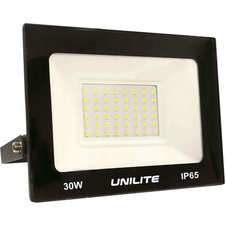 NAŚWIETLACZ REFLEKTOR LAMPA LED OGRODOWA GARAŻOWA DO OGRODU IP65 6500K 30W
