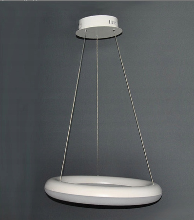 LAMPA SUFITOWA LAMPA WISZĄCA JEDNOPIERŚCIENIOWA LED BIAŁA PW 50W 4500K IP20