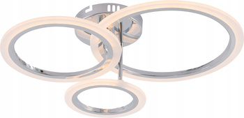 LAMPA LED RING CHROM 66W 3000-6500K PILOT REGULACJA ŚWIATŁA VARGO