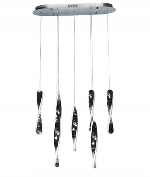 LAMPA SUFITOWA LED ŻYRANDOL ART-Spiral CHROM PW 56 W 3000K IP20