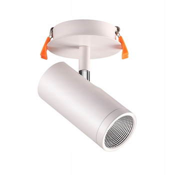 LAMPA ŚCIENNA KINKIET RUCHOMY TUBA LED PW 5W 4000K DO MONTAŻU PODTYNKOWEGO