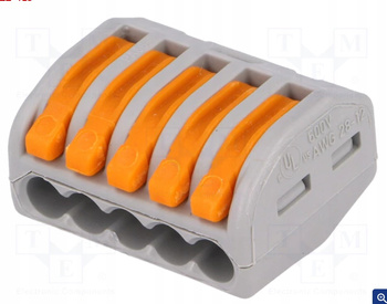 SZYBKOZŁĄCZKA KOSTKA ELEKTRYCZNA ZŁĄCZKA ZACISK DO KABLI 5P VARGO