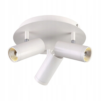 LAMPA KINKIEY TUBA CZARNA POTRÓJNA LED PWL 3x5W 4000K IP20