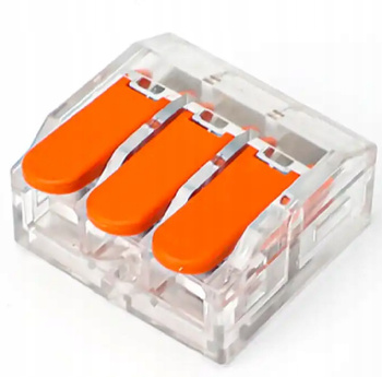 SZYBKOZŁĄCZKA KOSTKA ELEKTRYCZNA VARGO DO KABLI 3 ZACISKI