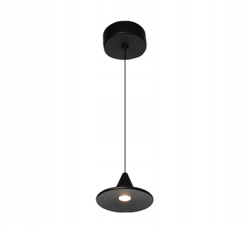LAMPA SUFITOWA LAMPA WISZĄCA LED CZARNA PW7W 3000K IP20