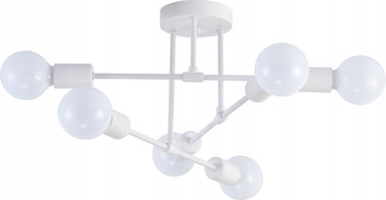 LAMPA SUFITOWA WISZĄCA LOFT BIAŁA MATOWA VARGO