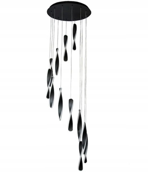 LAMPA SUFITOWA LED LAMPA WISZĄCA ŻYRANDOL LED ART-Spiral BK 96 W 3000K IP20