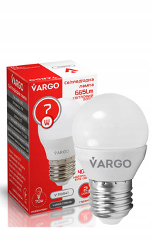 LED Żarówka VARGO G45 7W E27 665lm 4000K (V-110541)